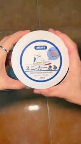 😱 ครีมขัดรองเท้าขาว 👟🧼#หารายได้เสริม #น้ํายาขัดรองเท้า #✅ #whiteshoecleaner #หัดรีวิว #ช่วยสนับสนุนหน่อยนะคะ #👀 #เปิดการมองเห็น #ฟิดด 