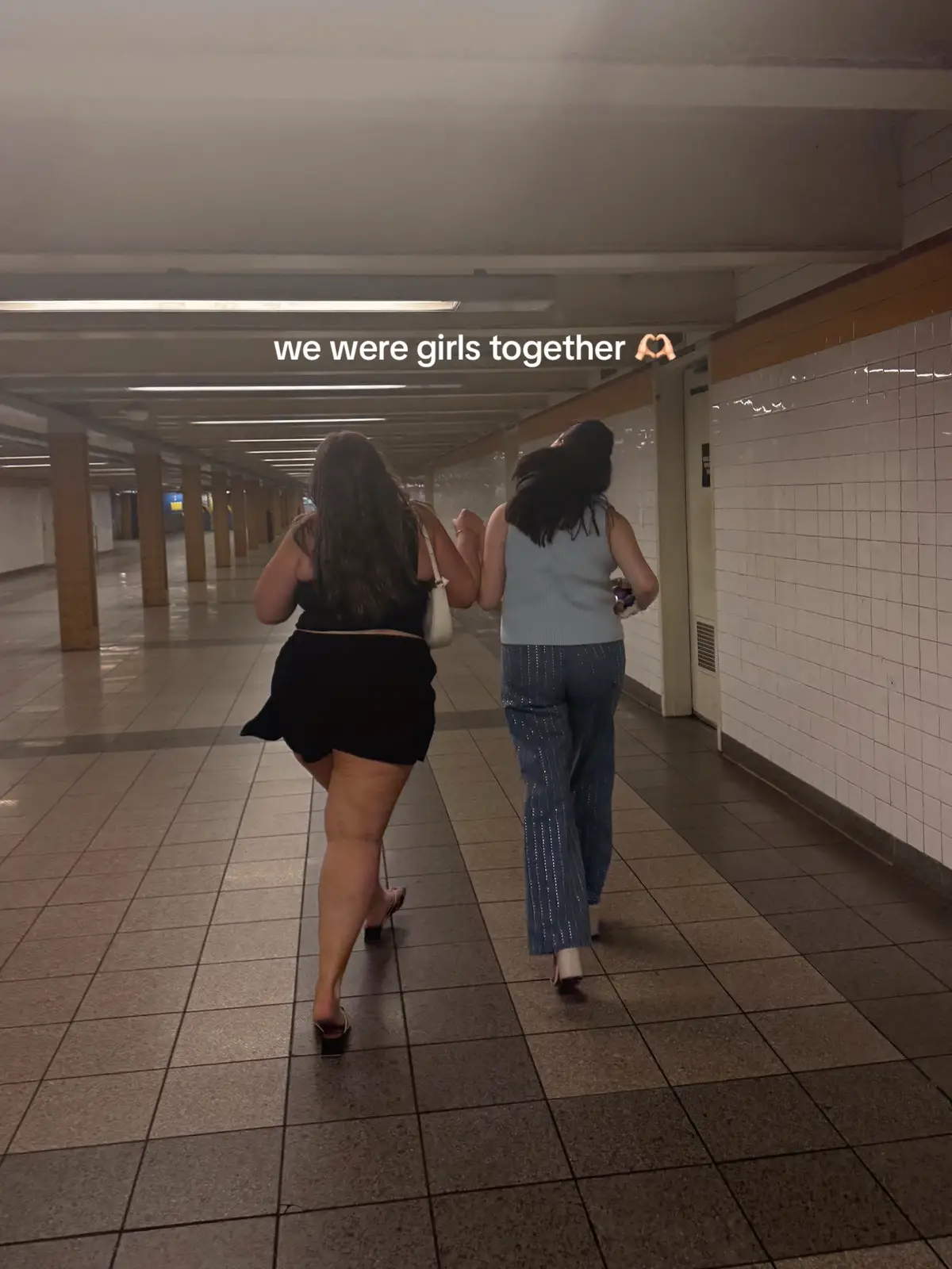 this sound was all i could think about when i saw these photos 🥹 @Kayla  #girls #girlhood #subway #subwaystation #nyc #fyp 