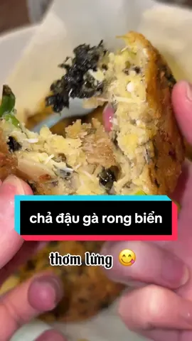 Chả đậu gà rong biển với nấm kim châm 😍 #thanhtamveganlife #monchay #anchay 