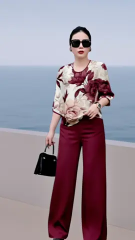 Set bộ đi biển cực xịn ạ #videoviral #thoitrangtrungnien #xuhuongmoi #xuhuongtiktok #maubodibien #maubomuahe #maunuhottrend #maubolinen 