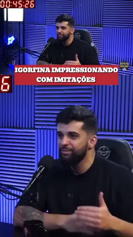 IGORFINA IMPRESSIONANDO COM IMITAÇÕES #maromba #fyp #igorfina #imitações #humor #renatocariani #cariani