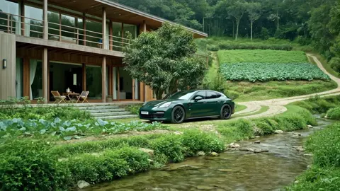 Nhà gỗ giữa thiên nhiên xinh đẹp có suối chảy róc rách và cây xanh tươi #thiênnhien #country #vungque #suoi 