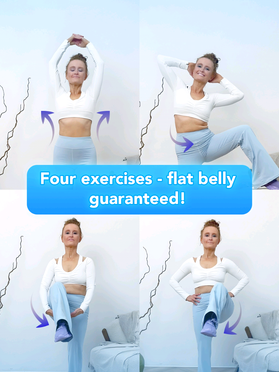 Want a flat belly? These 4 exercises are your new best friends! 💥 Simple, effective, and guaranteed to help tone your core and burn belly fat. Perfect for beginners and anyone ready to commit! Start today, stay consistent, and watch the transformation happen! 💾 Save this post and come back whenever you need a quick flat belly boost! #dancebit #flatbellyworkout #coreexercises #tonedabs #bellyfatburn #fitnessmotivation #beginnerfriendly 