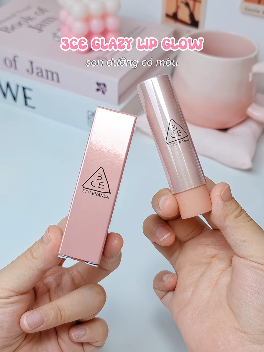 3CE Glazy Lip Glow 💗 #3ce #makeup #3cevn #3andchiem #glazylipglow #3ceglazylipglow #xuhuong #fyp 