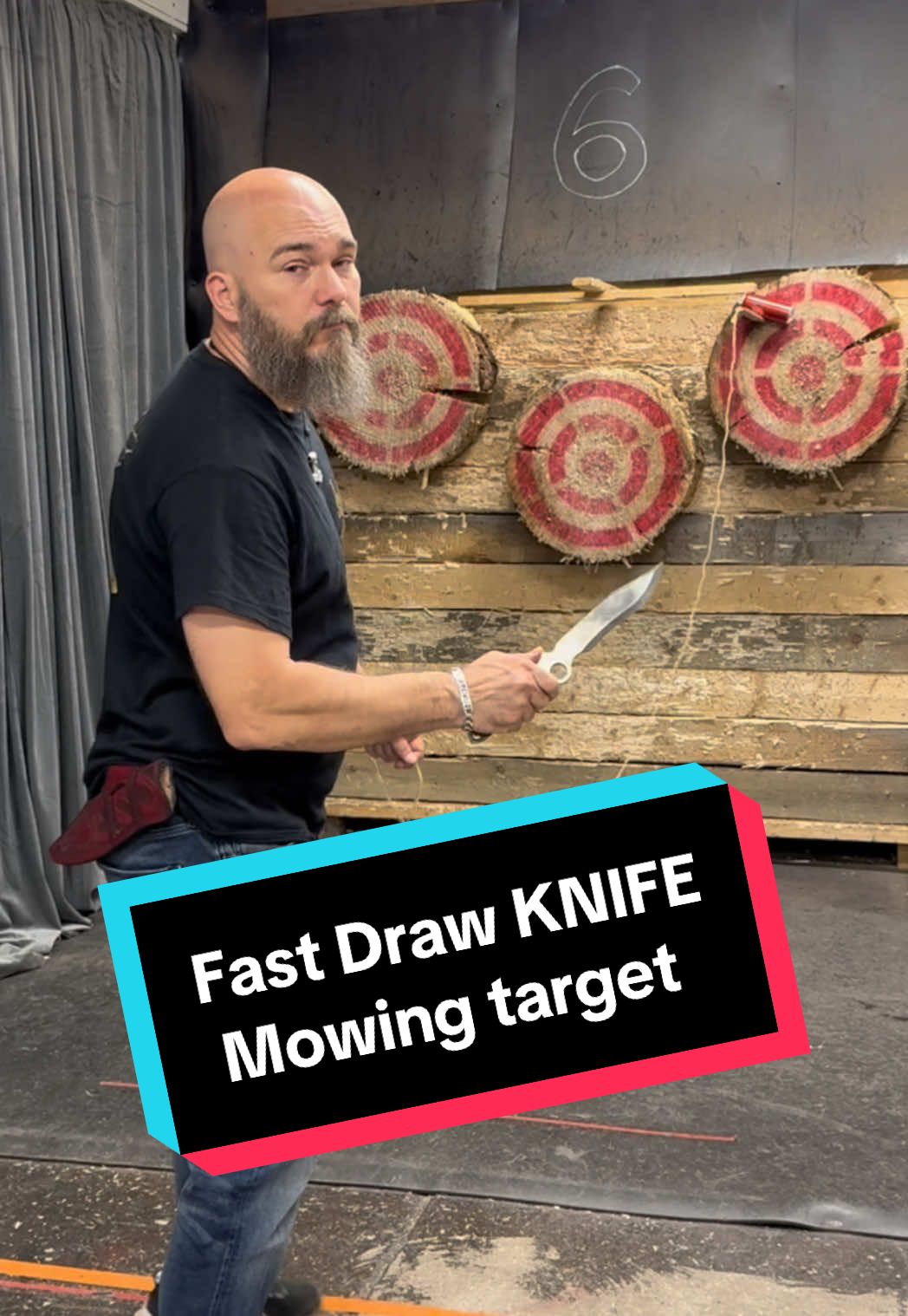 Amazing fast draw knife fun with a world champion knife thrower! A moving target increases the challenge. Here I draw the knife from the back to show the technique better even though it is faster from the front. I couldn’t go full speed if I wanted the bullseye can stick. I am a professional knife and axe thrower that travels the world competing. Don’t try to copy what I do. I always do this in a safe way and in a safe environment. #worldchampion #knife #fastdraw #cowboy #viking #knifethrower #likeaboss #knifeskills #smooth #cocacola ##throwingknife #spinner #unbelievable #skills #soulthrower #super #sweden #knivkastning #sverige #trickshot 