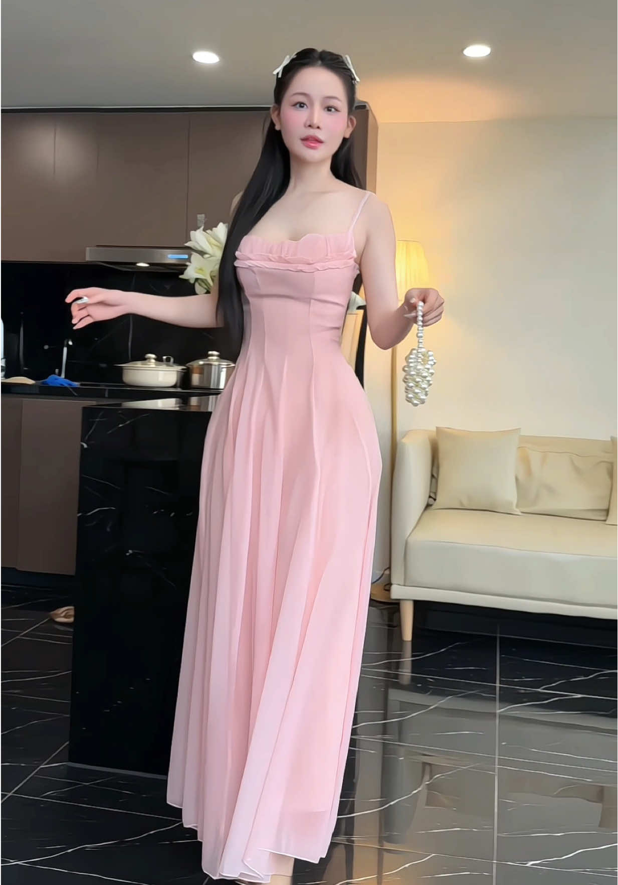 Váy hai dây voan tơ xinh yêu tôn dáng #trinhlunglinh96 #22etm #webuild #motphimshop #vayhottrend #vaynu 