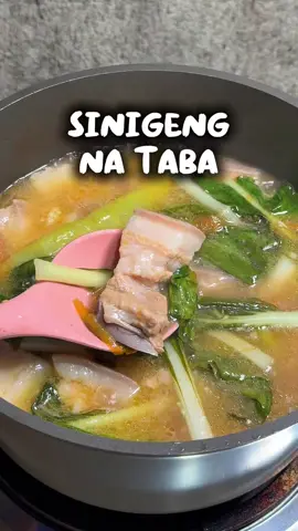 Sinigang na Taba #cybelliciouskitchen #sinigang #EasyRecipes #ulamideas #trending #fypシ #viral 