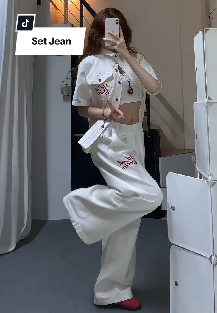 Set jean đẹp quá đáng #nicool #setjean #setdounisex #setdonamnu #setdoxinh #thaosuneo #tiktokshop #viral #xhuongtiktok 
