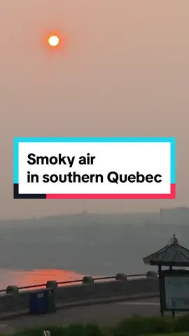 Prairie wildfire smoke coats Montreal, southern Quebec in hazy air  #wildfire #wildfires #wildfireseason #canadawildfire #montreal #quebec 