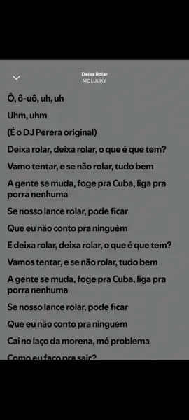 Deixa Rolar - letra 🎶 #lyrics #spotify #musica #deixarolar  #letra