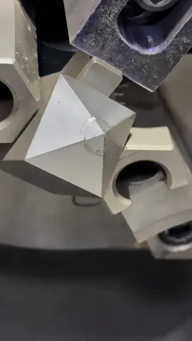 Making a pyramid model#cnclathe #cncmachining #cnctools #carbidetools #carbide #cncmachine #cnccuttingtools #cnc 