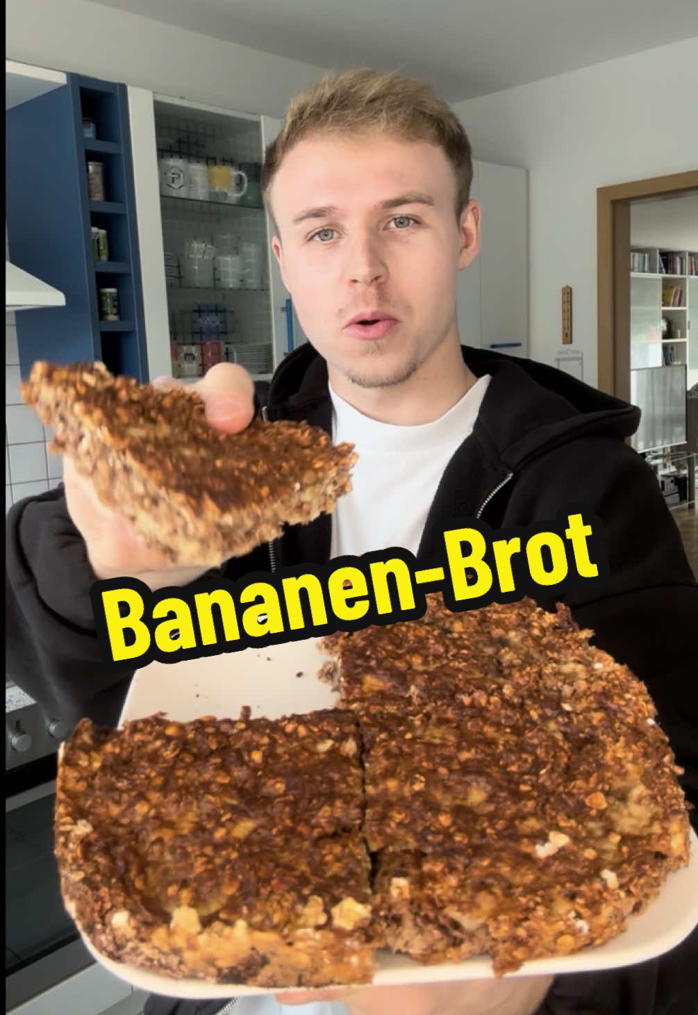 Bananen-Brot Rezept aus dem Airfryer! #kochen #airfryer #rezept  Alles Zutaten: -3 Bananen -80g Haferflocken -10g Backpulver -4g Vanille Zucker -1 TL Kakao Pulver -1 TL Honig