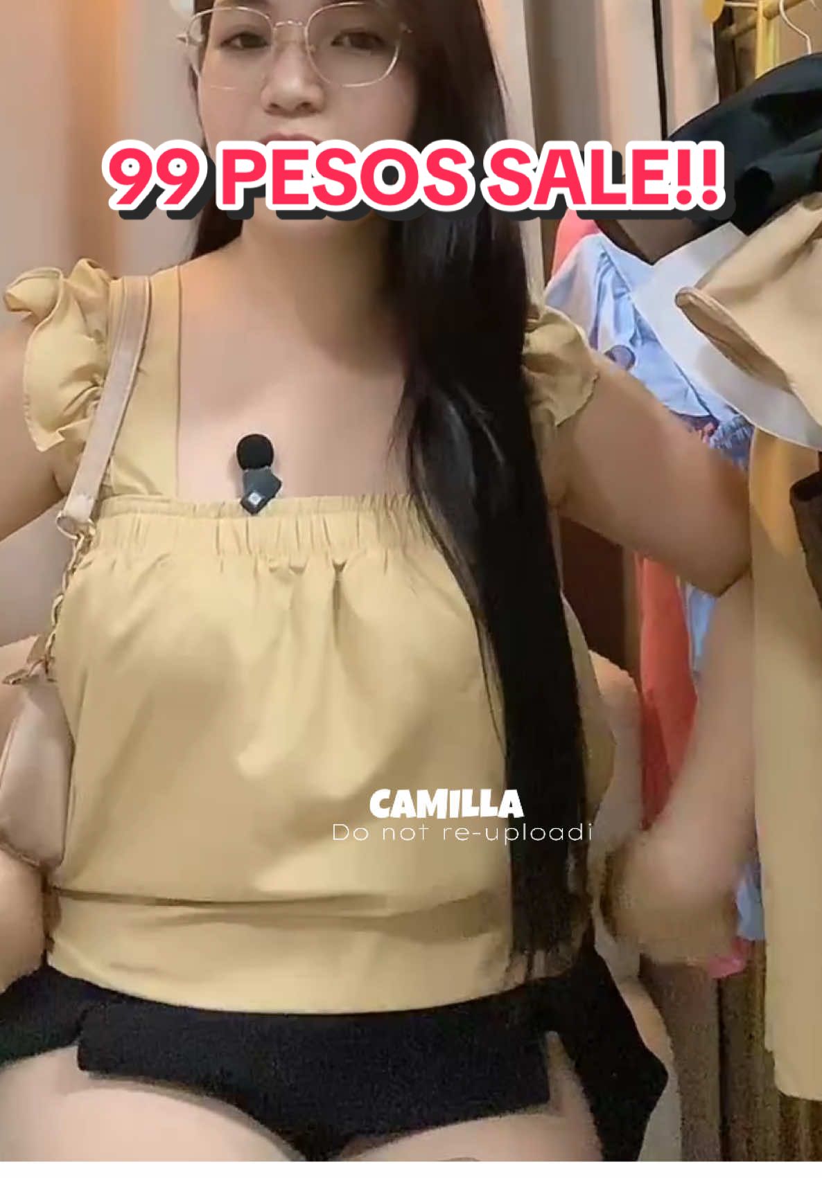 Sunny&Co Cotton Linen Butterfly Sleeveless Daily Flowy Crop Top Women Blouse #tiktoklive #livehighlights 