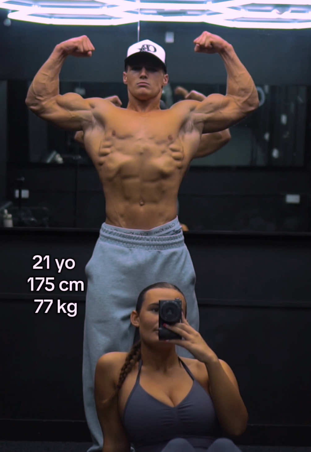 She don’t care about muscles :(                            #natty #gymmotivation #GymTok 