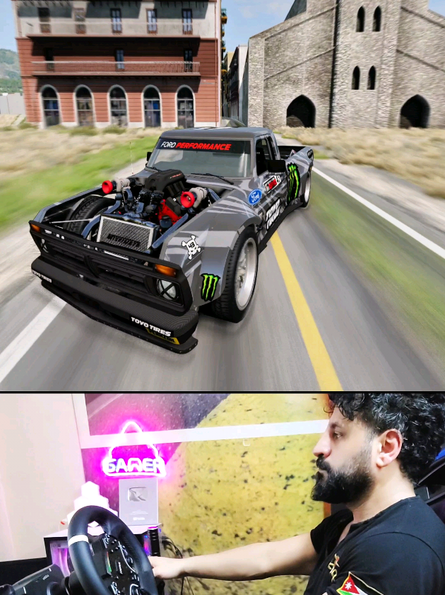 Ford hoonitruck Drifting Beamng drive  #ford #hoonigan #beamngdrive #drifting #تفحيط #هجوله 