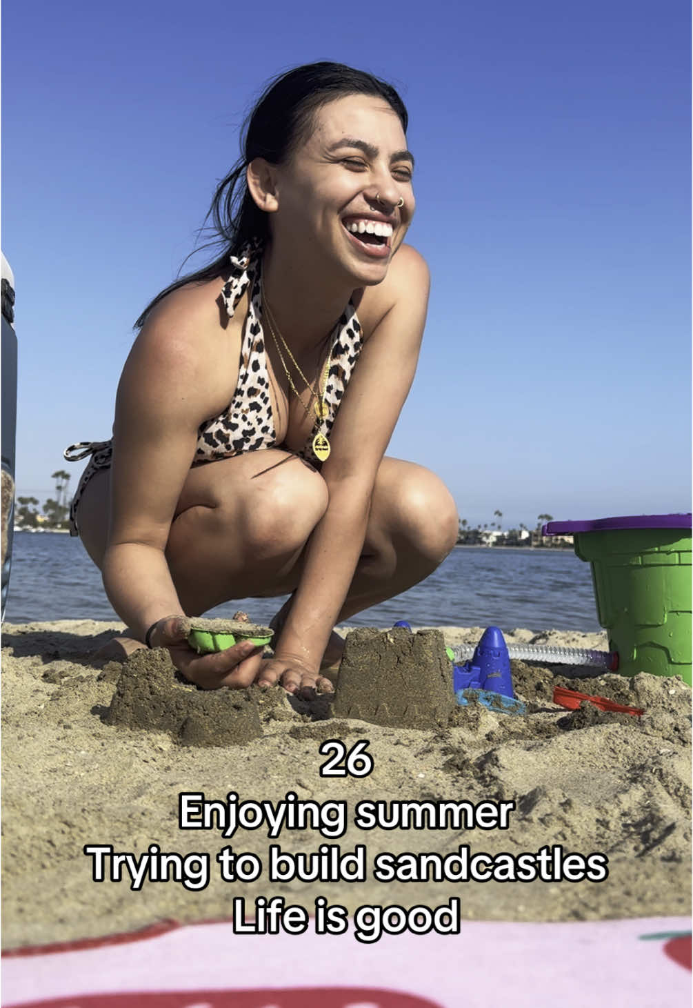 I remember this being easier as a kid 😭 #sandcastle #beachdays #Summer #simple 