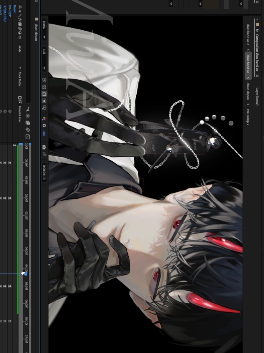 Some zoomed details from my previous #orv animation ✨️  #omniscientreadersviewpoint #2danimation #Animation #kimdokja 