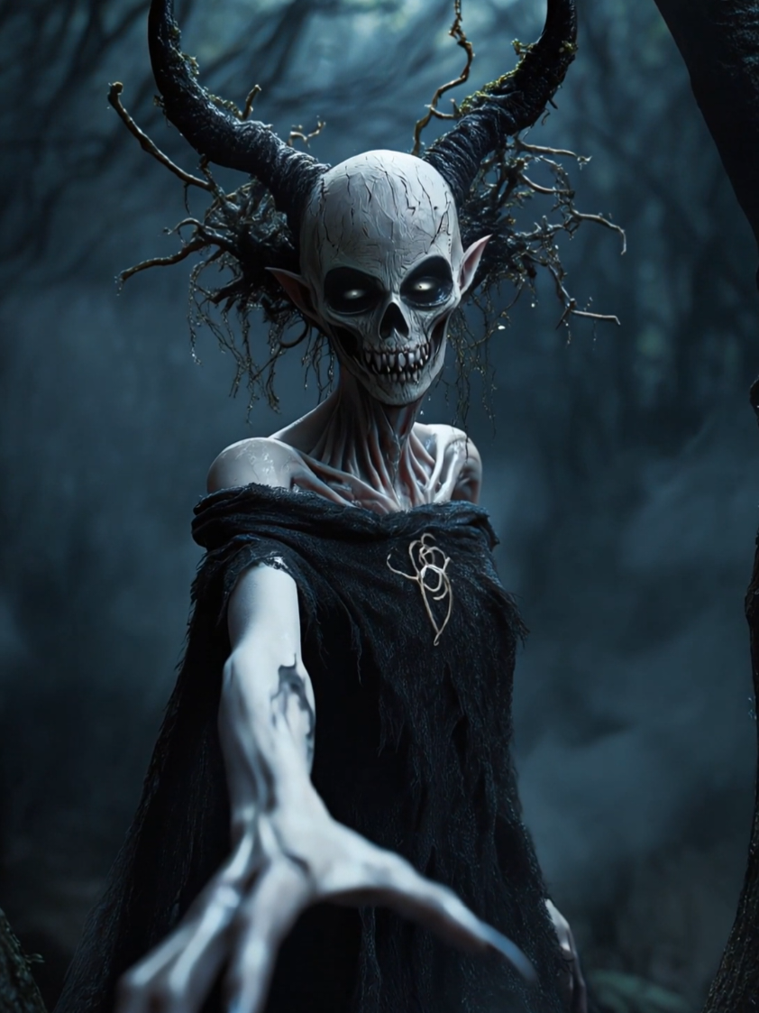 The woman from the woods. #demoncore #witch #nightmare #horror #creepy 