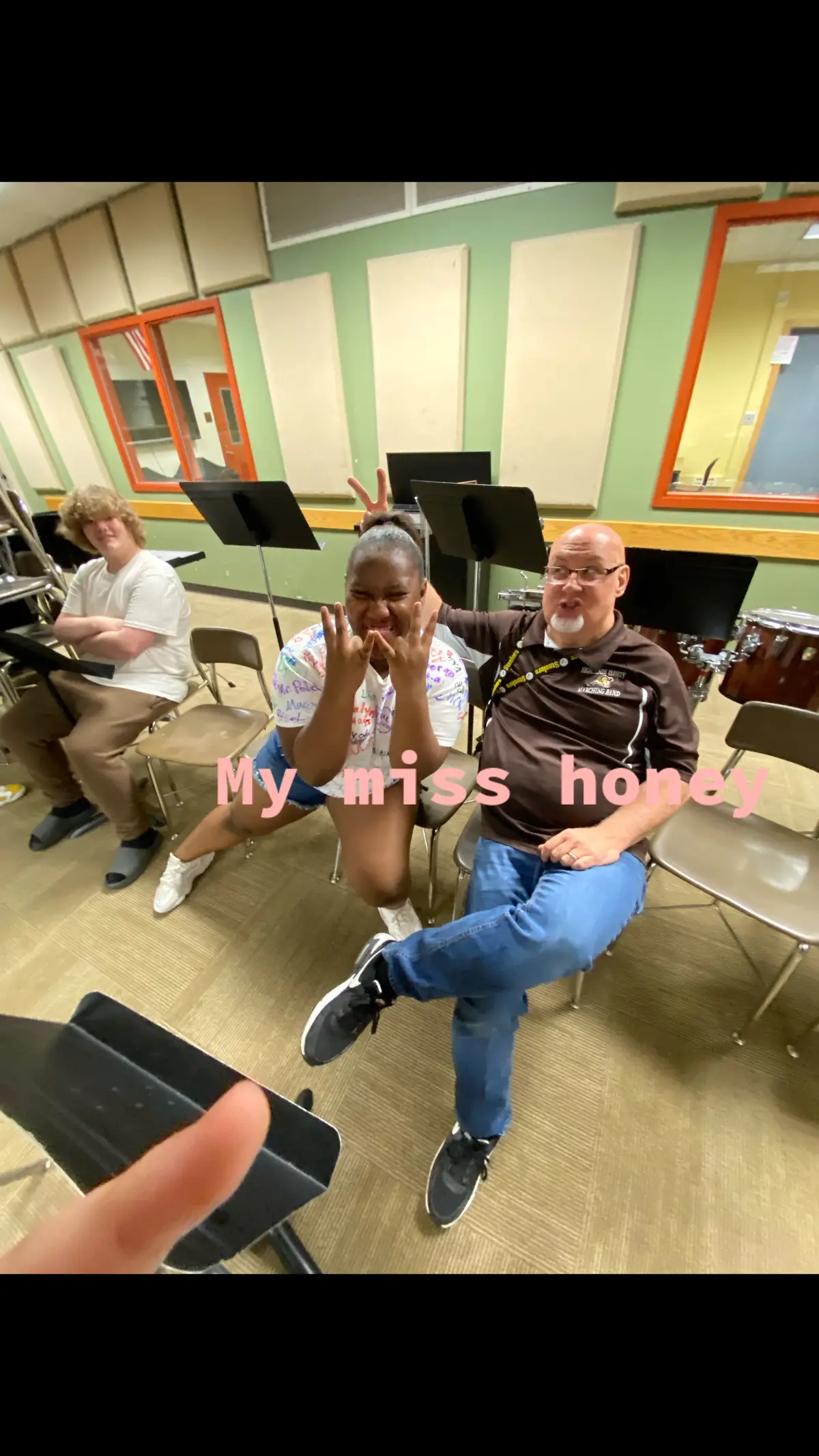 He is the best teacher I could ever ask for I can talk to him about anything  #miss honey #teacher