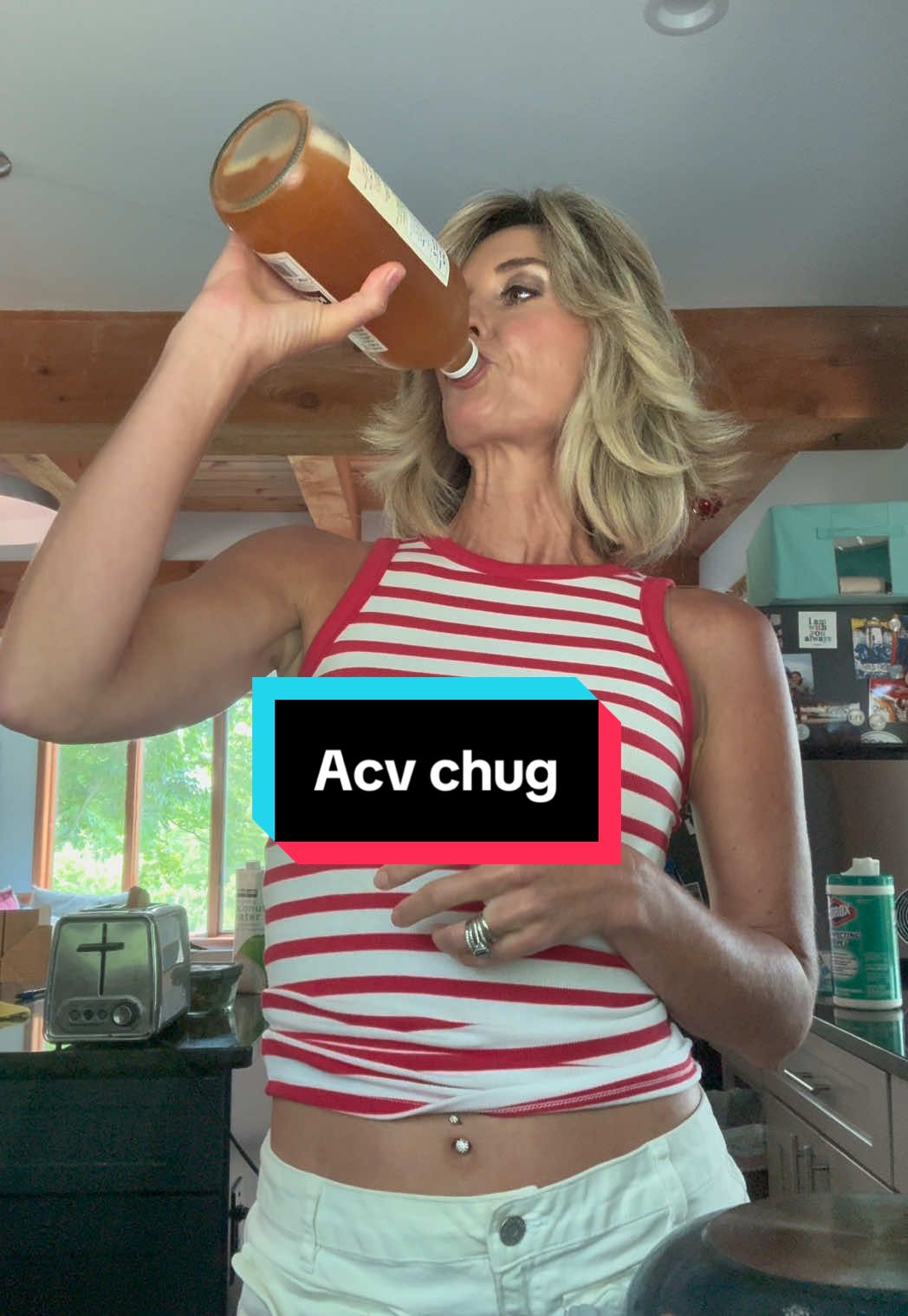 Apple Cider Vinegar!!!! Just chug it! #acv #wellnesscaoch 