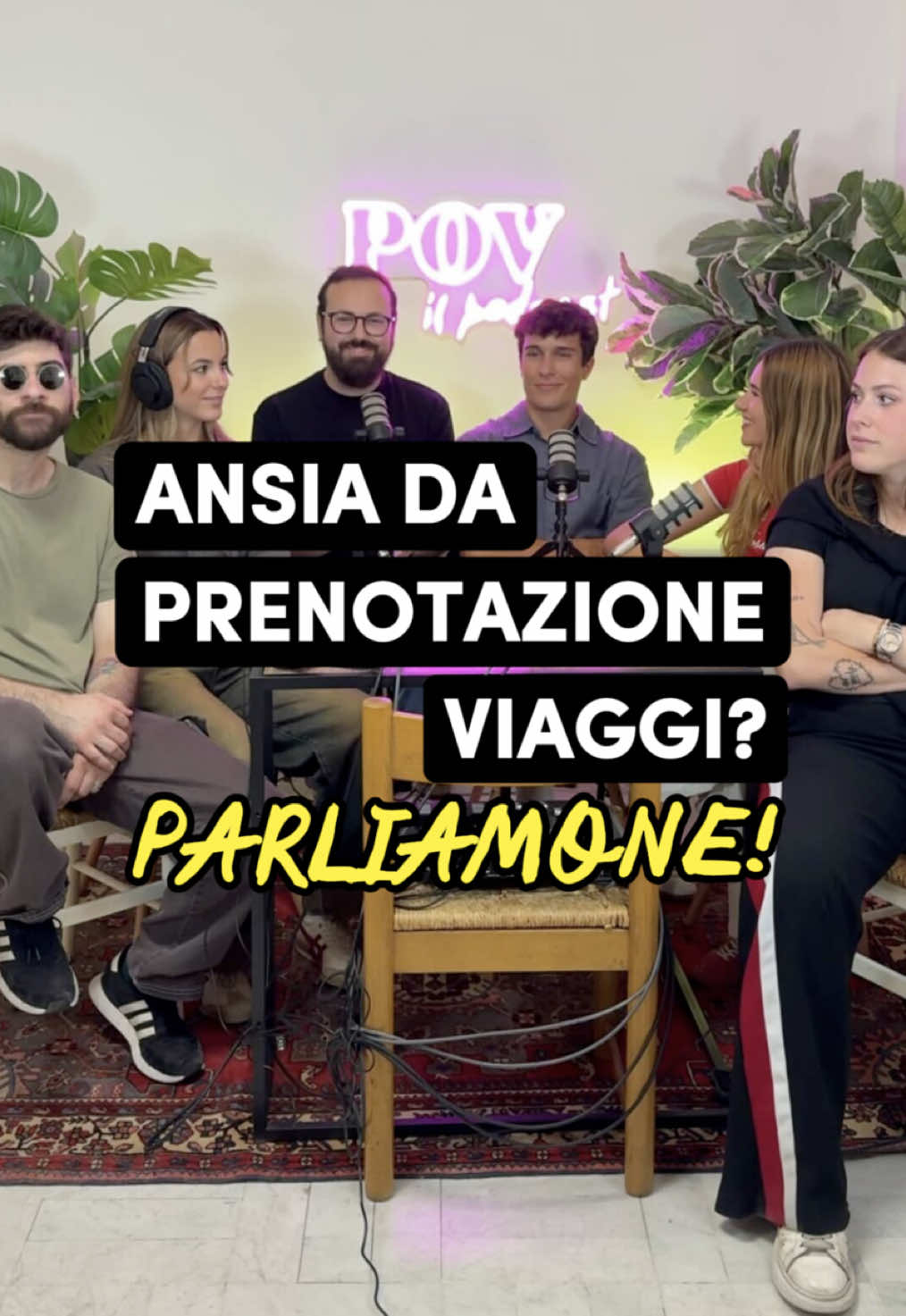 Anche tu come noi affetta da ansia da booking? L’idea di prenotare un viaggio ti mette k.o. solo al pensiero?  Sappi che questo video potrebbe fare al caso tuo.  Noi di POV il podcast grazie ai nostri amici di hu openair, abbiamo deciso di affrontare l’ansia da viaggio in un frizzantissimo speed date edizione stellata per convincerci a partire e sfidare le nostre paure.  A condividere questo tavolo di una vita con noi oggi saranno @Ginevra Iorio @Carlotta Roncarà e @Mar e Paolo   Chi riuscirà convincerci? La risposta la trovi solo ascoltando amo🤭 #huopenair #OnAirWithhu #podcastitalia #neiperte #travel #anxiety