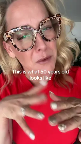 This is the strangest trend, but I’m for it. This is what 50 years old looks like. #genxtiktokers #thisis50 