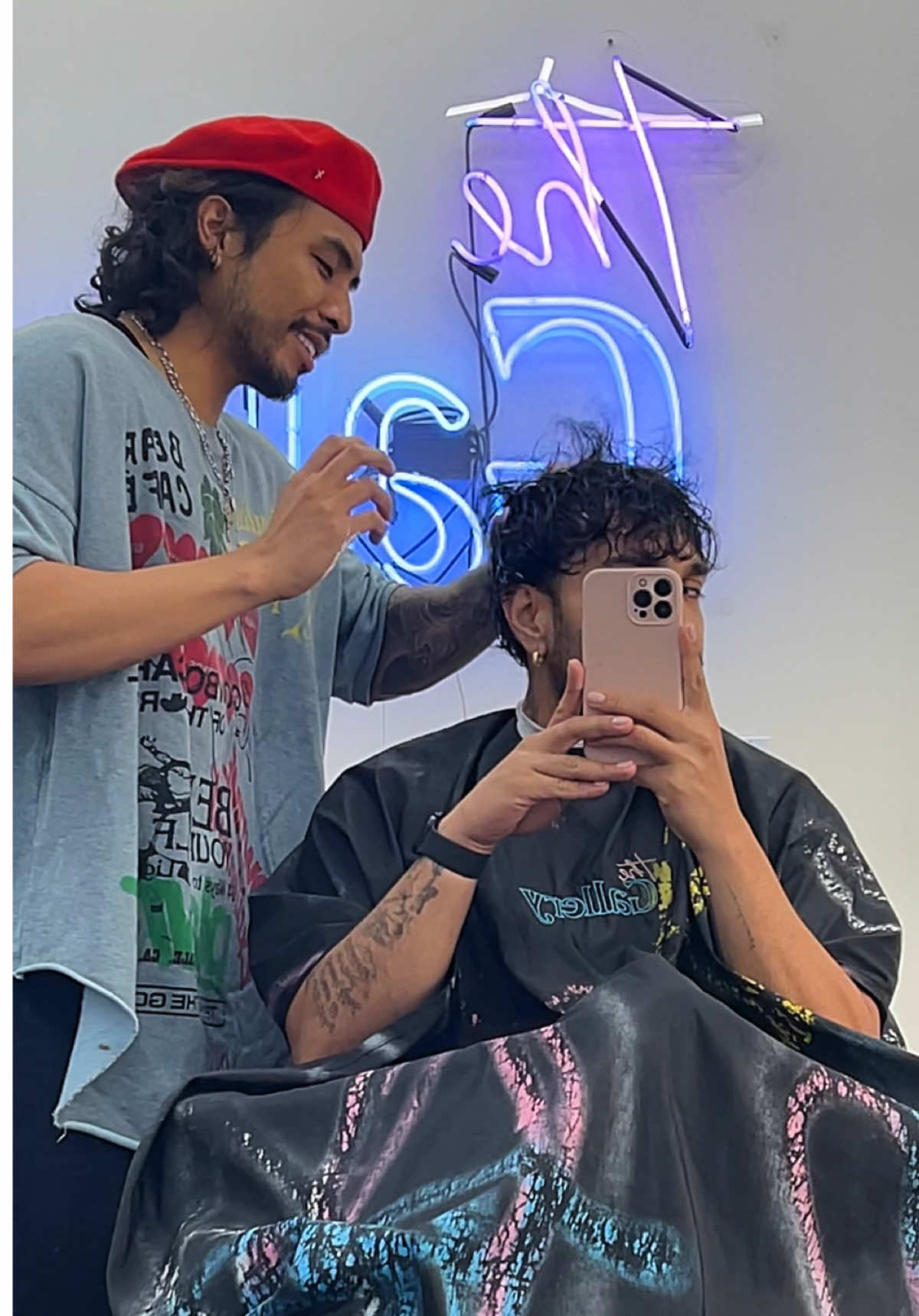 It’s time to get a new WIG! 💇🏻‍♂️ Overdue visit to see my boy @Julian Saluta at @TheGalleryDTLA 🙌🏽 Lmk what y’all think of my hair! 👀 #MensHaircut #CurlyCut