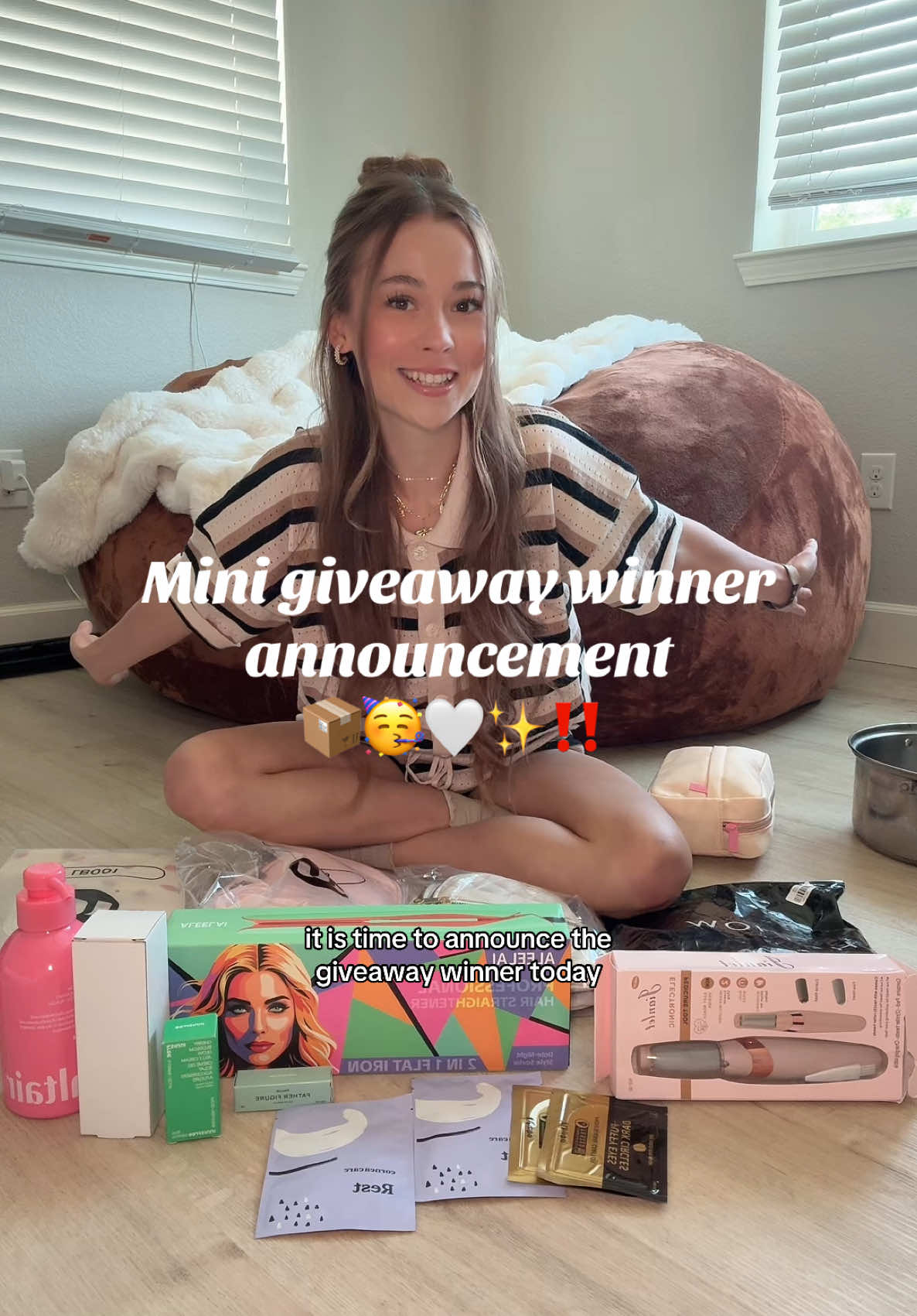 Congratulations to @mady 🤍 thank you so much for being here!!🥹 also, don’t worry I already have the next giveaway planned for you guys. 🤭 #giveaway #giveaways #giveawayalert #giveawaywinner #giveawayfun #minigiveaway #givingback #contentcreator #influencer 