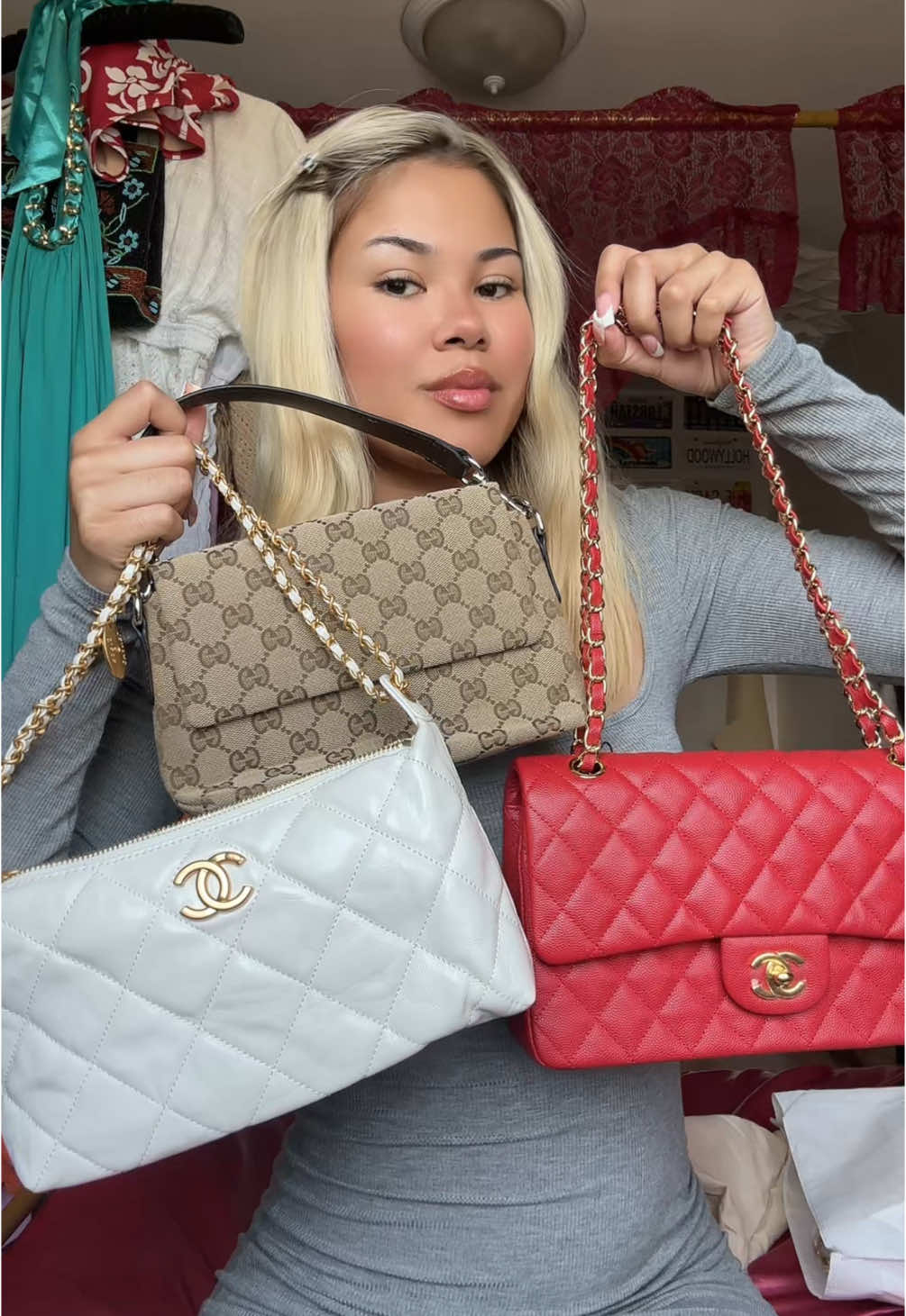 high quality finds today! #unboxing #baghaul #gucci #chanel #designer #yellowapp #bougieonabudget 