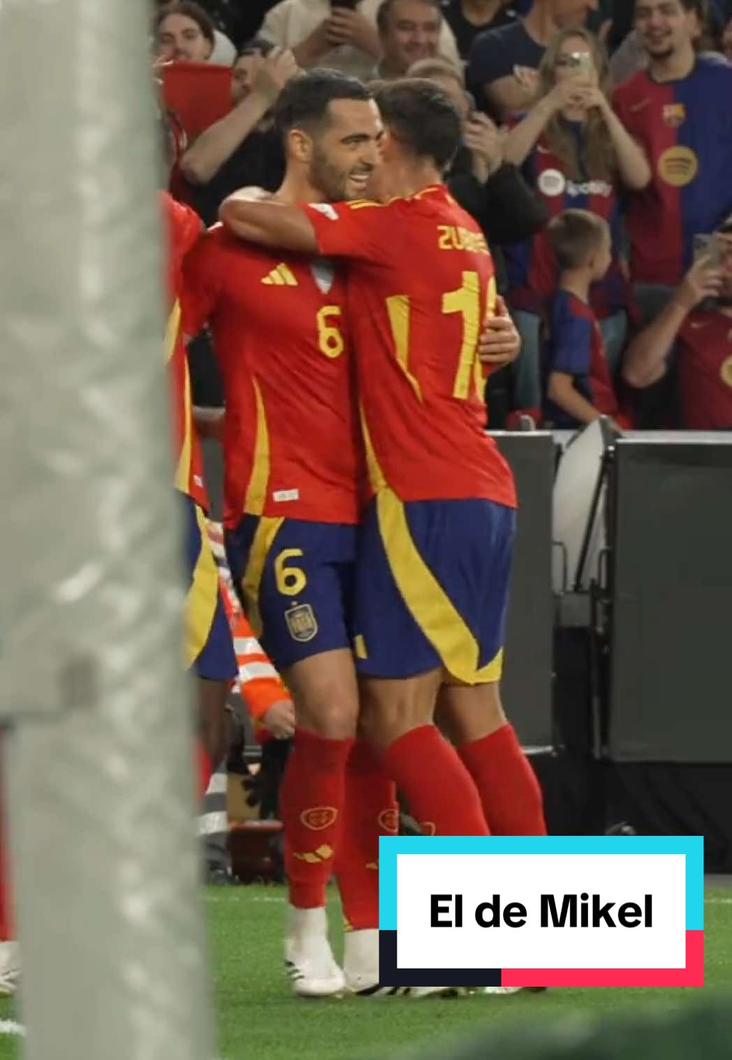 Mikel Merino marca en Stuttgart. Da igual cuándo leas esto. #VamosEspaña | #NationsLeague | #deportesentiktok | #tiktokfootballacademy