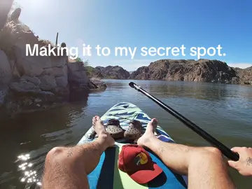 It's worth the 2 hour paddle.😆 #fyp #adventure #outdoor #2025 