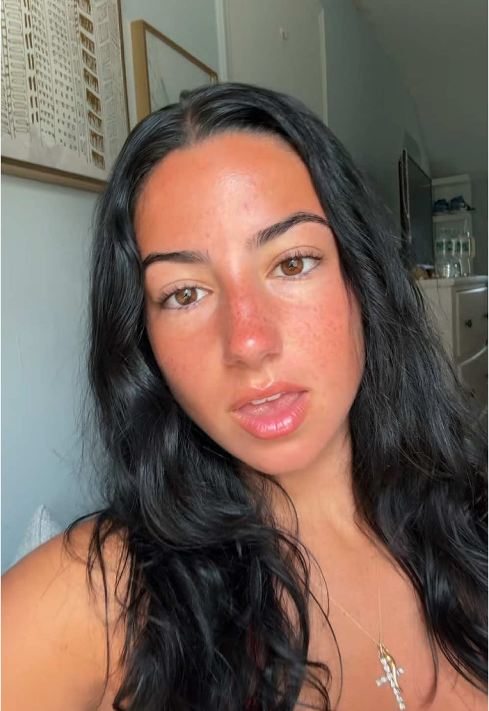 No makeup + tan >>>