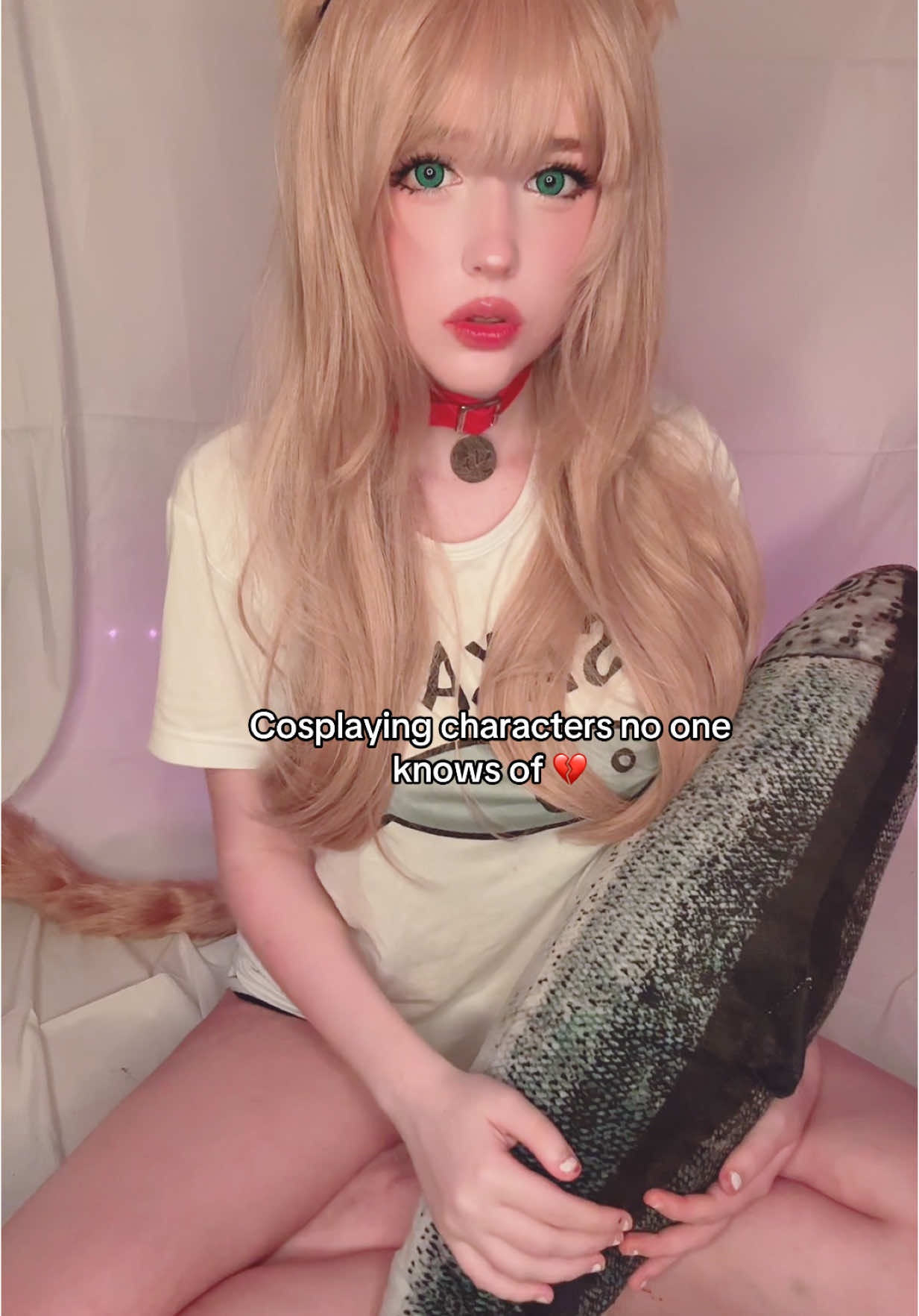 Anyways here’s my kinako cosplay yay!! #kinako #kinakoosakana #osakana #kinakocosplay #osakanacosplay #fyp #fish #catgirl #cat #cosplay #cosplaygirl #cosplayer 
