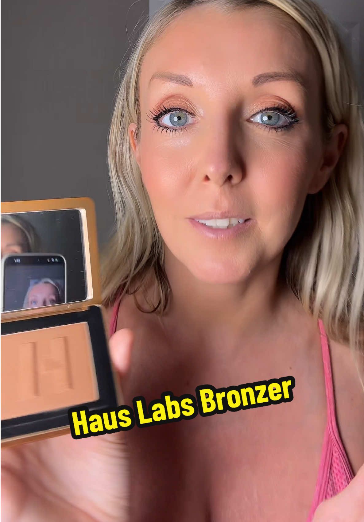 Obsessed with this bronzer @Haus Labs by Lady Gaga @HausLabs #hauslabs #hauslabsbronzer #hauslabsbyladygaga #hauslabsmakeup #makeup #bronzer #ladygaga #bronze 