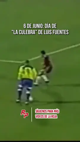 Un 6 de junio de 2004 Luis Fuentes nos regaló esta maravillosa jugada  #laroja #seleccionchilena #chilena