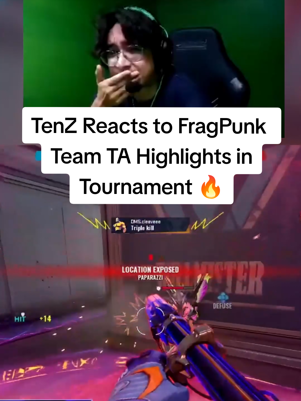 TenZ Reacts to Fragpunk Team TA Insane Highlights in Tournament!🔥@FragPunk #fragpunk #fragpunkglobalinvitational  #worldclash #fragpunknewchapter  #tenz #fyp #GamingOnTikTok #console #viral 