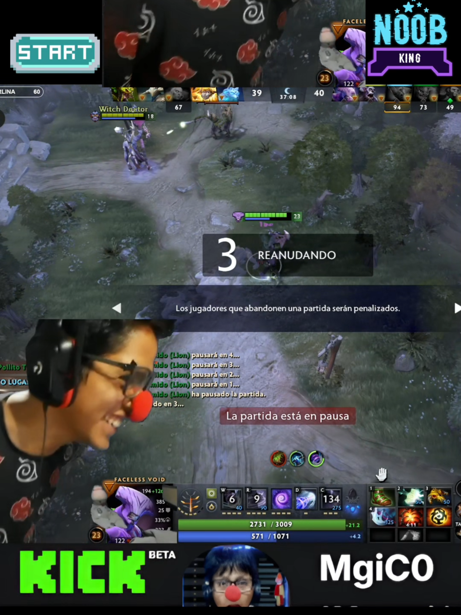 Cupula 5 kaks no tiene pase para pegar #dota2 #payaso #suporterindonesia