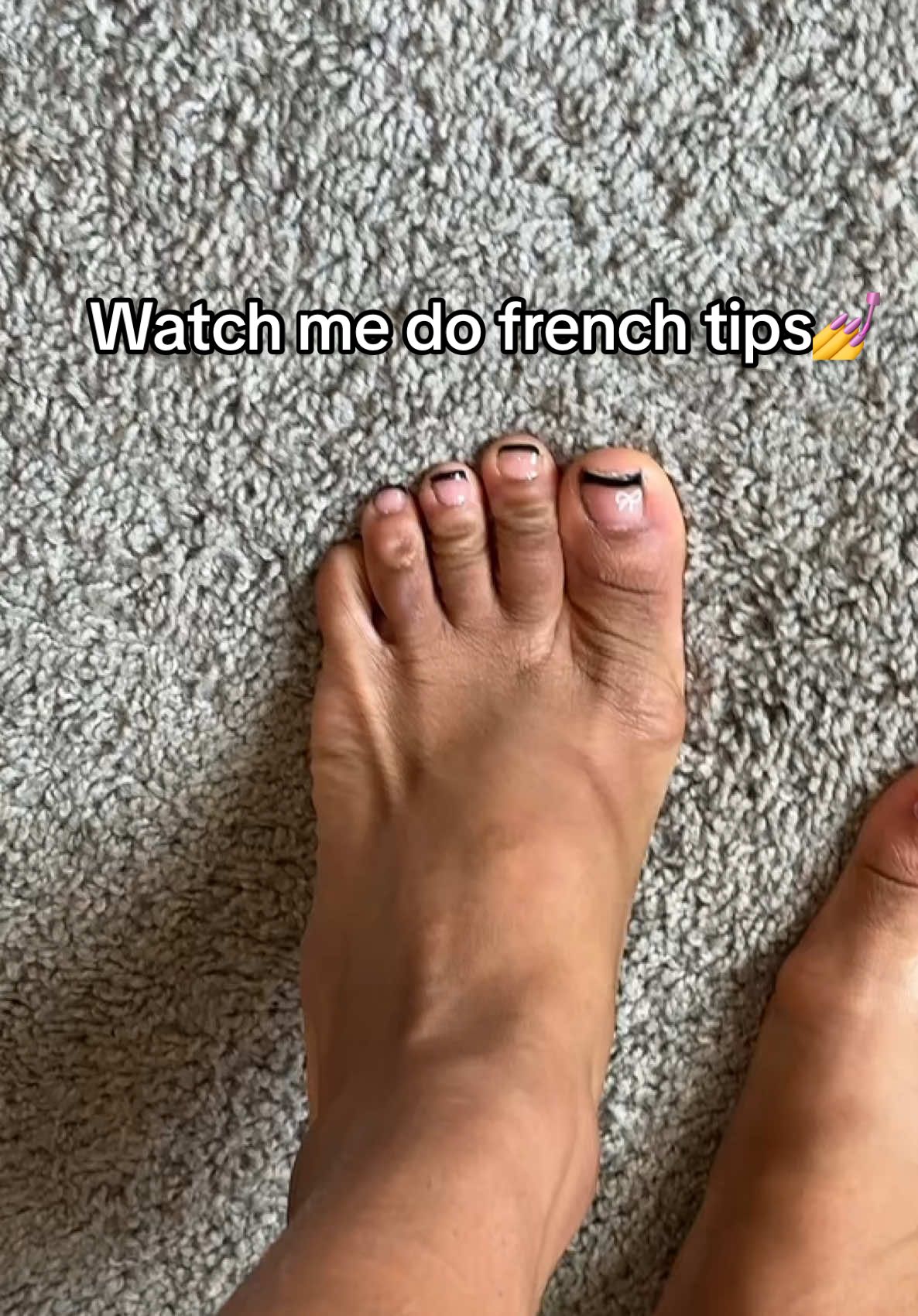 i love me some good french tips😍 #fyp #nails #frenchtipnails #