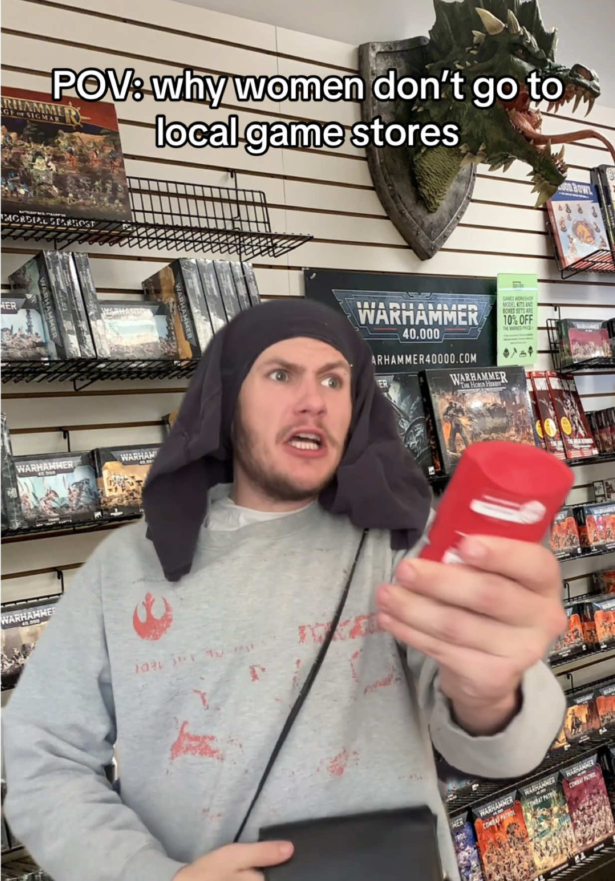 It’s like a horror movie #CapCut #warhammer #warhammer40k #fy #fyp #lgs #localgamestore #warhammer40000 #warhammercommunity #warhammertiktok #gamesworkshop #stinky #deoderant #women 