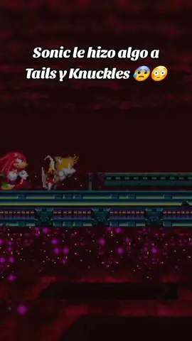 Sonicle hizo algo a Tails y Knuckles 😰😳 #sonic #tails #knuckles #sonicexe #divertido #sonichumor 