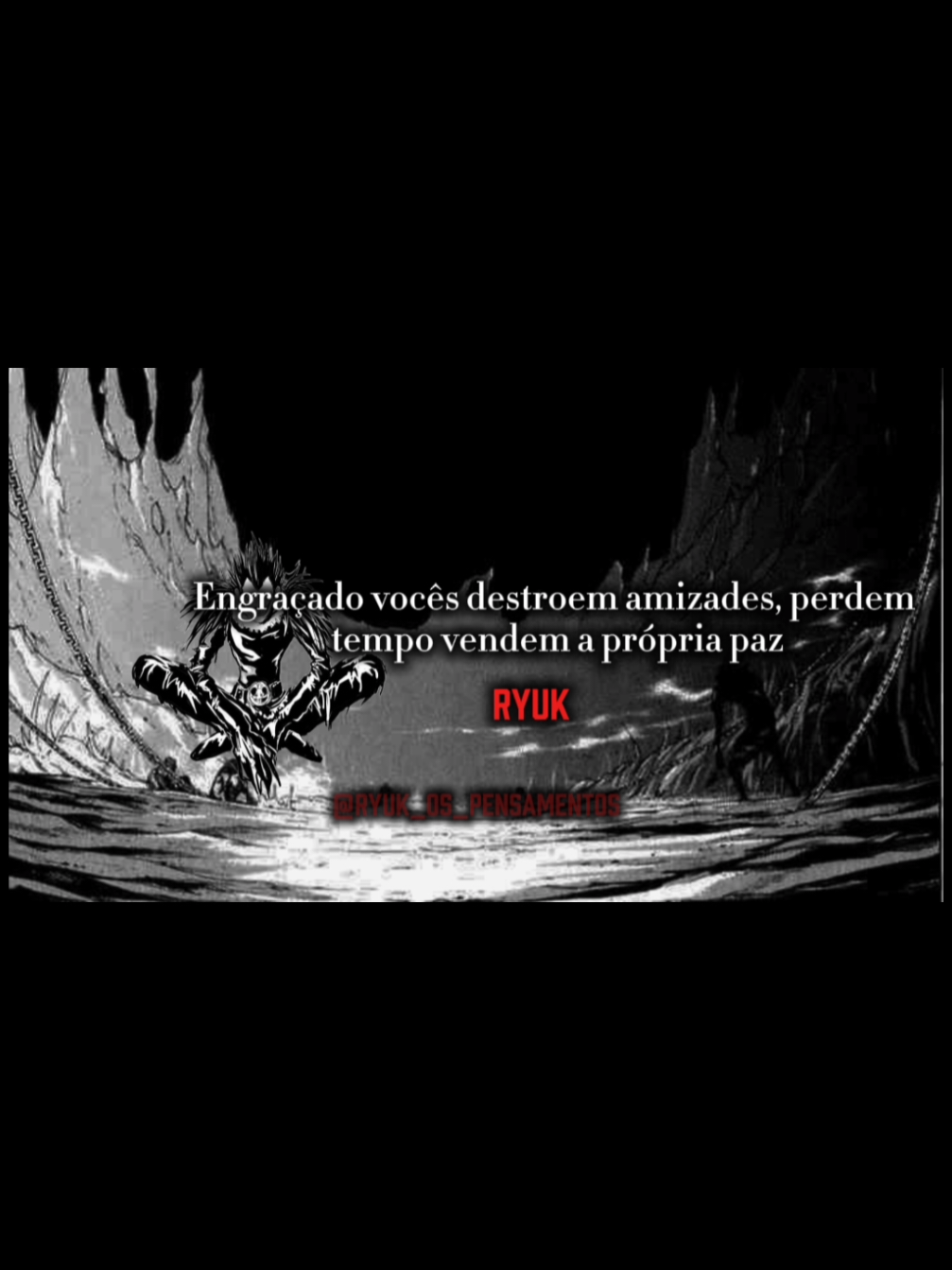 #Reflexões #Ryuk #DeathNote 