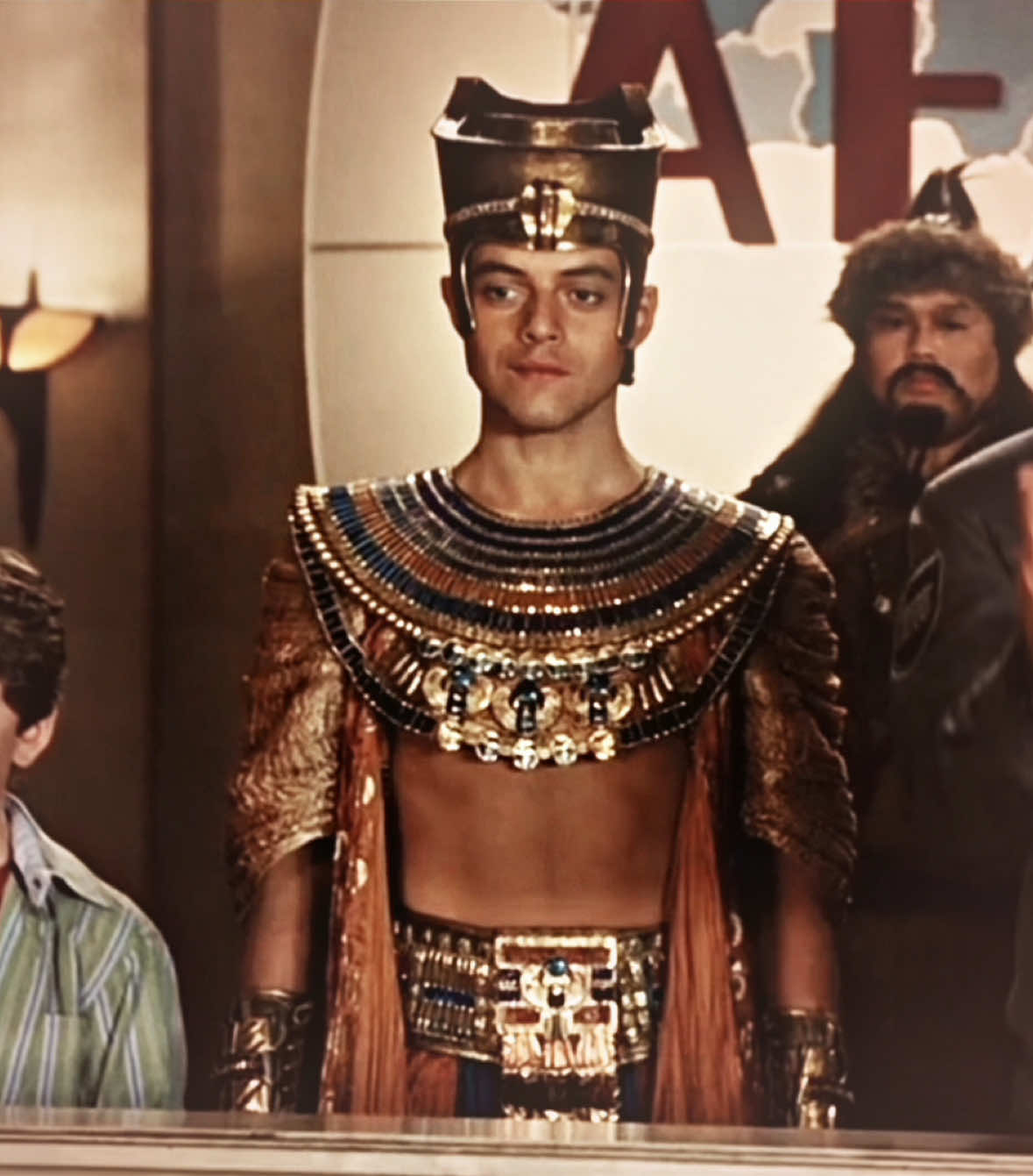 bless whoever made his costume in this movie.  scp: @✨❤️  tags #ramimalek #ramimalekedit #ramimalekedits #ahkmenrah #ahkmenrahedit #nightatthemuseum #fyp #viral #edit #xyzbca #buttersuite 