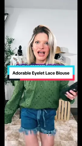 🎀 This lace blouse is giving all the soft girl spring vibes 💐 She’s flirty, flowy, and perfect for layering or wearing solo 🌼 ✨ Lace embroidery ✨ V-neckline & puff sleeves ✨ Soft, breathable, and lightweight ✨ Available in 11 COLORS – from bold green to classic white ✨ Sizes S–XXL 🛍️ On sale now! Pair it with your fave shorts or denim for an effortless cute fit 💁‍♀️ #TikTokShop #AffordableFashionfinds #TikTokFashion #dealsforyoudays #tiktokshopcreatorpicks #tiktokshopsummerturnup #TikTokShopFashion #women #moms #fyp #TikTokMadeMeBuyIt #OOTD #affordablefashion
