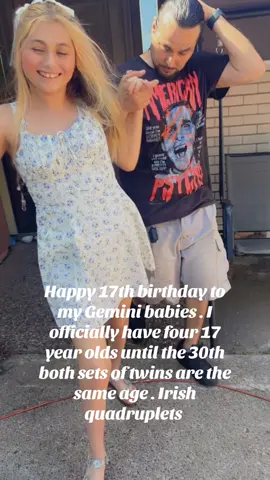 Happy17th  birthday to the twins 💙Angelman syndrome #twins #sisters 