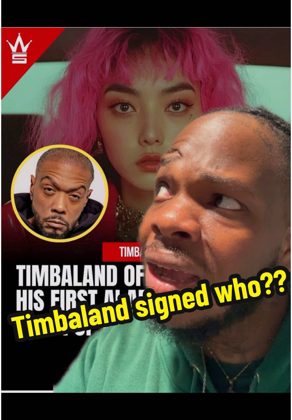 TIMBALAND SIGNS NEW AI ARTIST YAW! | #AIMusic #timbaland #fyppppppppppppppppppppppp #Hiphop #apop  