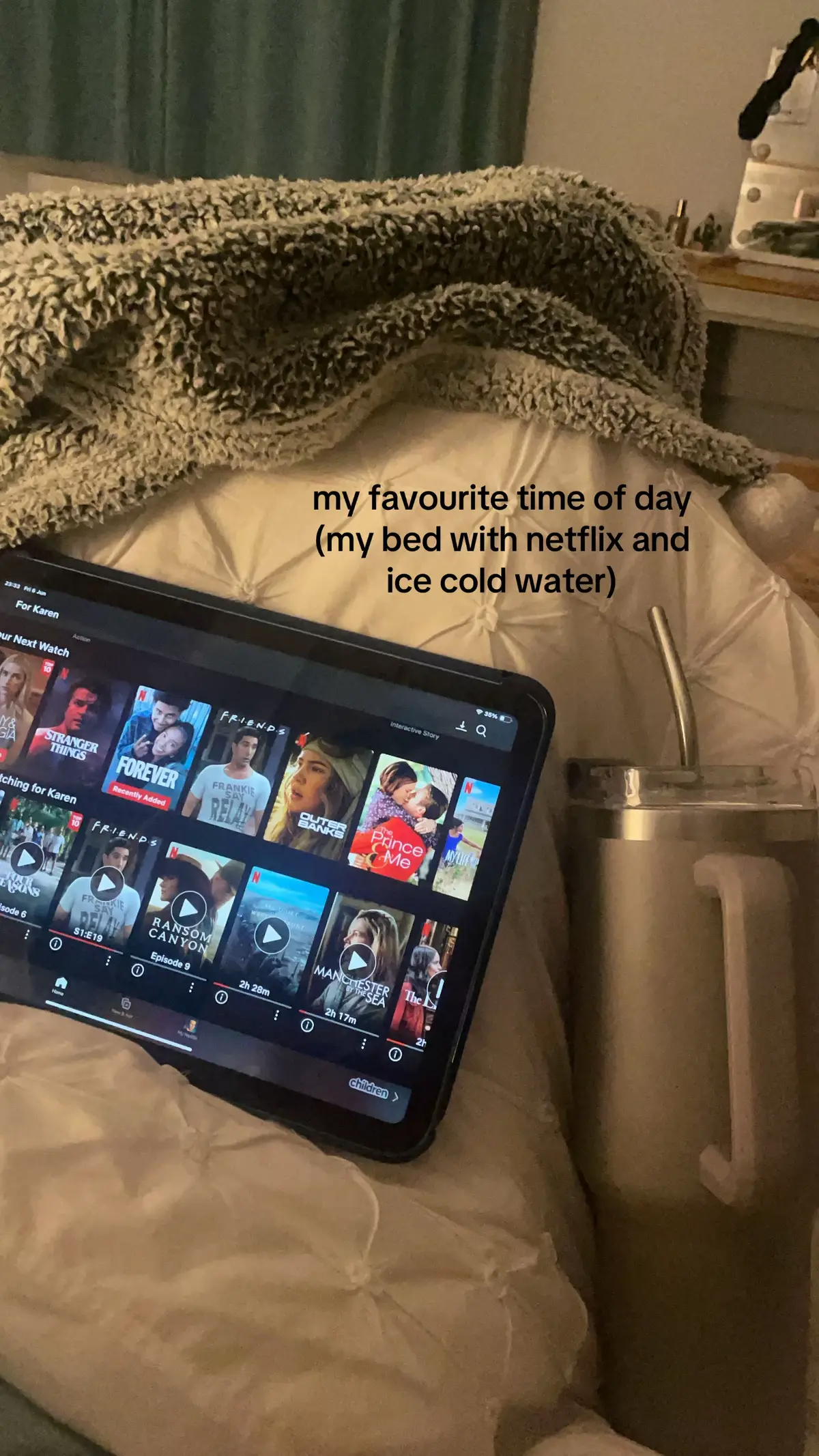 #fyp #fyppp #bedtime #netflix #water #bed #sleep #movie #night #girls #blowthisupforme #relatable 