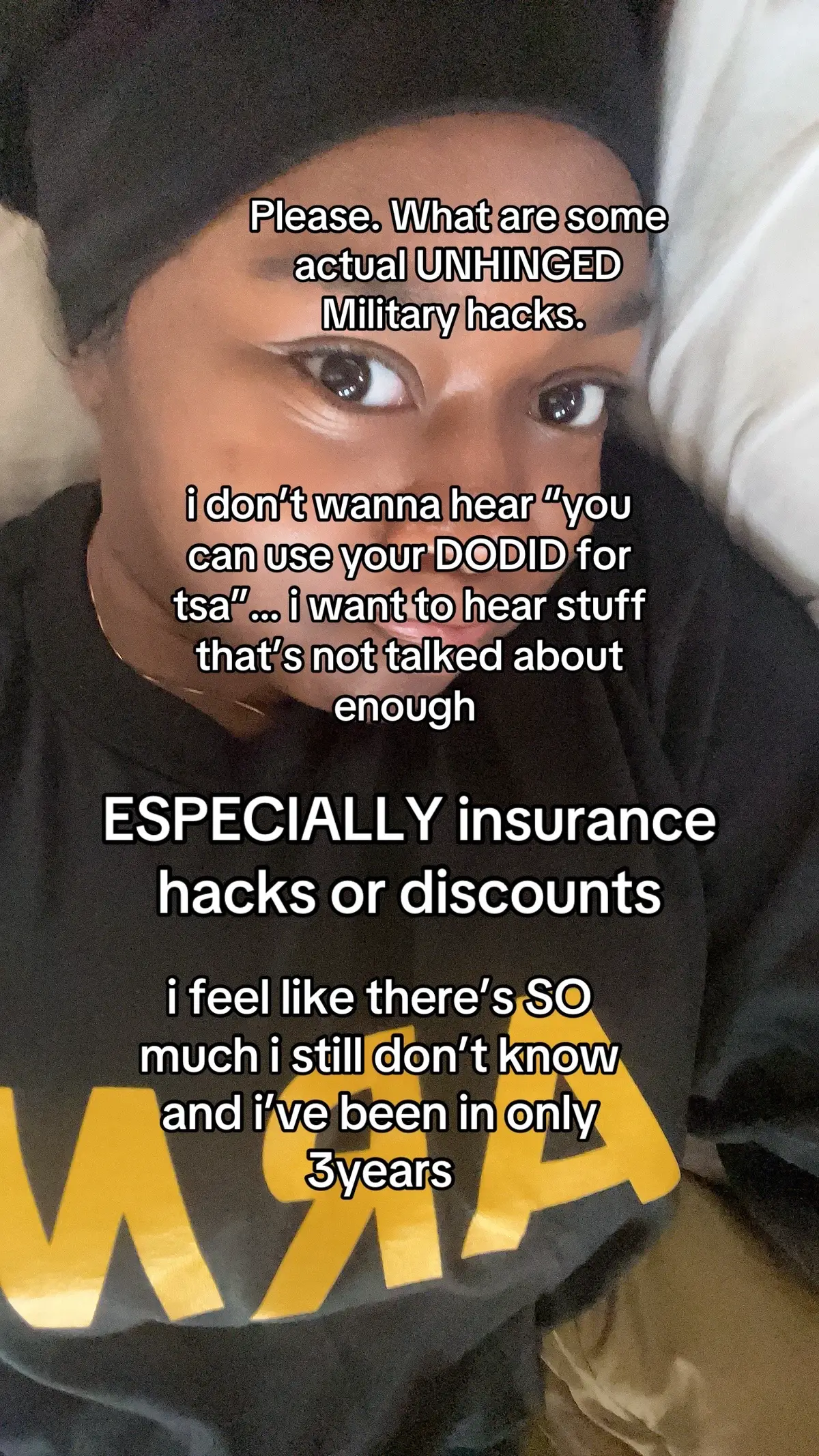 keep in mind i’m in the guard. I just know im not using all of my benefits to the fullest. there’s so much stuff im probably missing out on.  If im in the Army, then im gonna squeeze everything i can out of Uncle Sam🤣 #Army #militarylife #military #unhinged #fyp #hacks #armynationalguard 