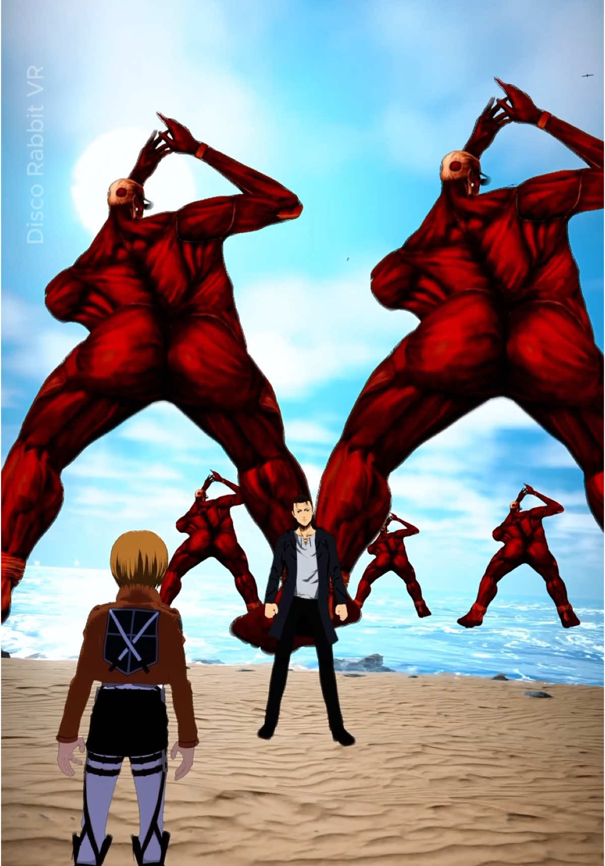 The Rumbling got outta hand 😭💀 #gnarly #AttackOnTitan #anime #meme #vrchat #fyp #funny”