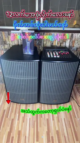 #speaker #ဝါသနာတူညီကိုများအတွက်ပါ #12လက်မ #စျေးတန်တန်လေးနဲ့ရမယ် #tiktokshop #tiktokforyou 