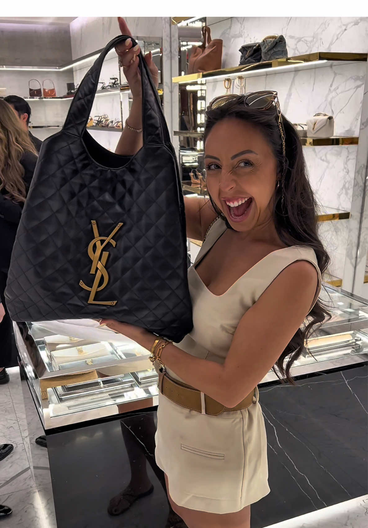 Replying to @Angel Hyer the sales associate at the end! 😂 #shoppingvlog #luxury #husbandsoftiktok 
